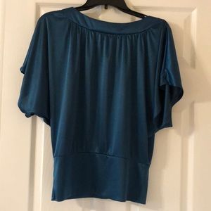 Dark green Charlotte Russe satin top